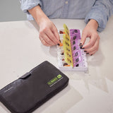 World Travel Essentials 7-day am/pm Push Button Pill Case (13620) by Travelon