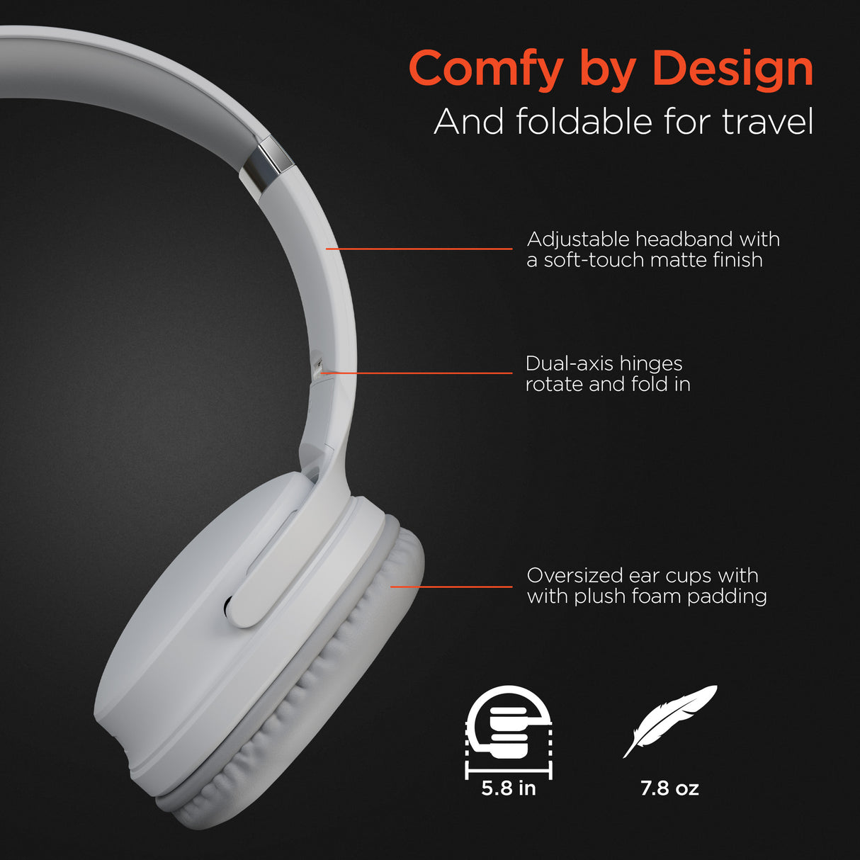 Flip 2-in-1 Wireless Headphones + Speaker by Hypergear