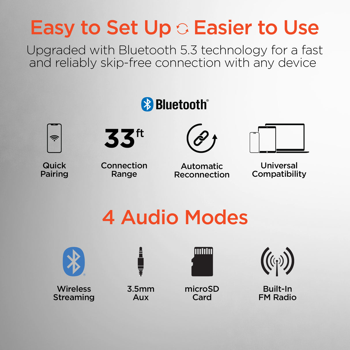 Flip 2-in-1 Wireless Headphones + Speaker by Hypergear