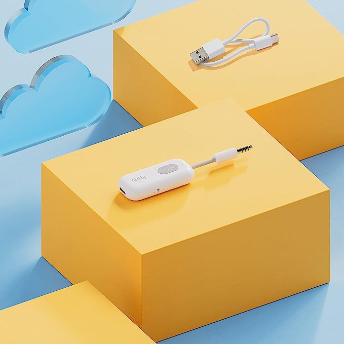 Airfly SE - Bluetooth Wireless Audio Transmitter for AirPods/Wireless or Noise-Cancelling Headphones