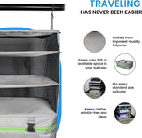 Dark Gray Large Stow N Go Hanging Travel Shelves