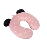 Almohada de viaje para el cuello con lazo y lunares de Minnie Mouse de Disney