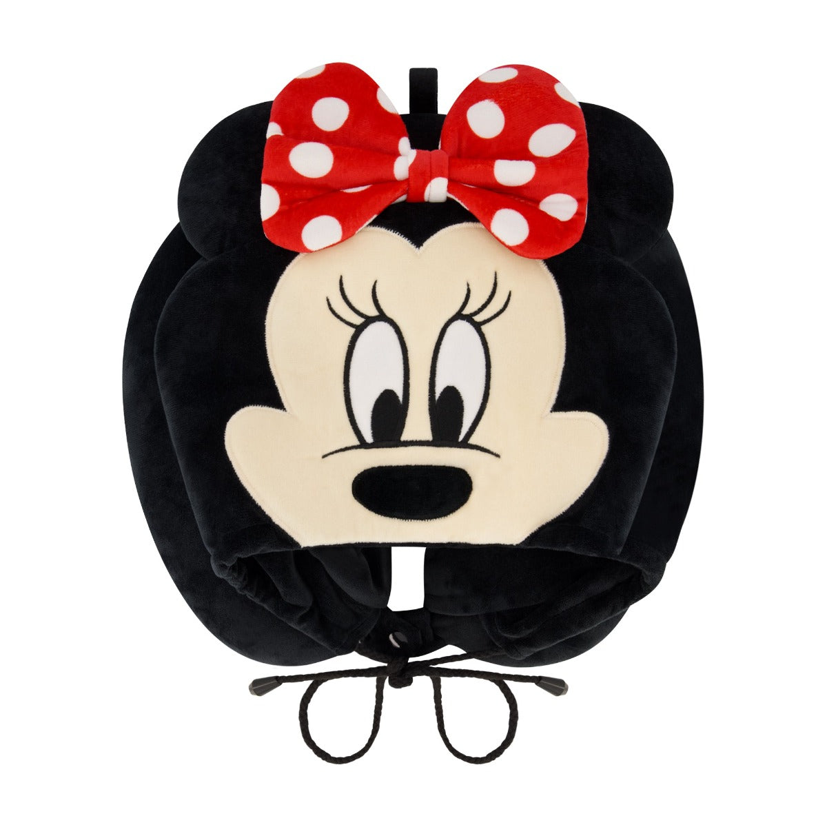 Disney Minnie Mouse - Sudadera con capucha para el cuello, color negro