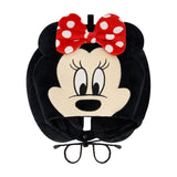 Disney Minnie Mouse - Sudadera con capucha para el cuello, color negro