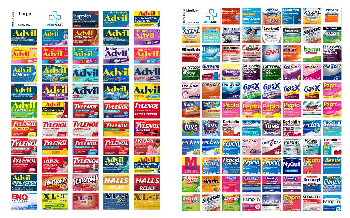 Labels2 travel pill organizer 10 space box with 1000+ free labels download