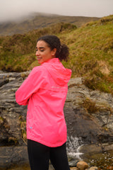 Neon Pink Mac-In-A -Sac Origin II Rain Coat