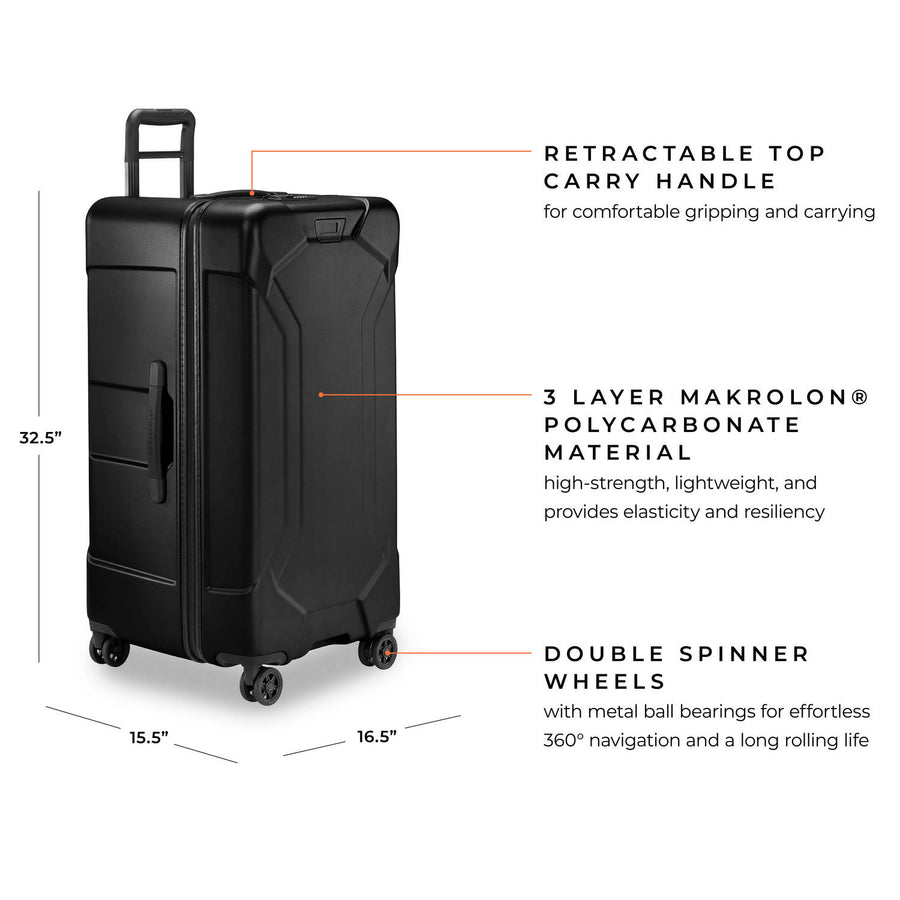 TORQ Maletero rígido extra grande, QUT232SP