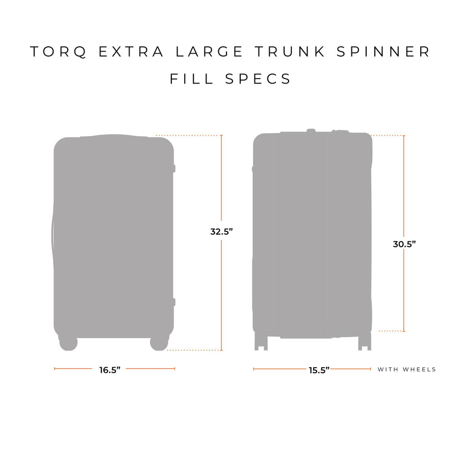 TORQ Maletero rígido extra grande, QUT232SP