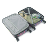 Equipaje con ruedas giratorio Tie-dye Rainbow Swirl de 28" FŪL