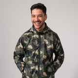 Green Camo Mac-In-A -Sac Origin II Rain Coat