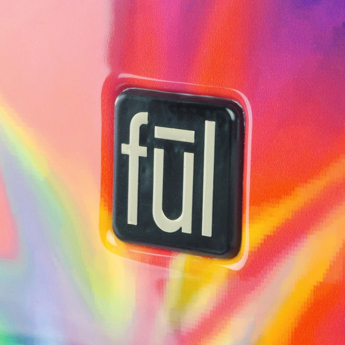Equipaje con ruedas giratorio Tie-dye Rainbow Swirl de 28" FŪL