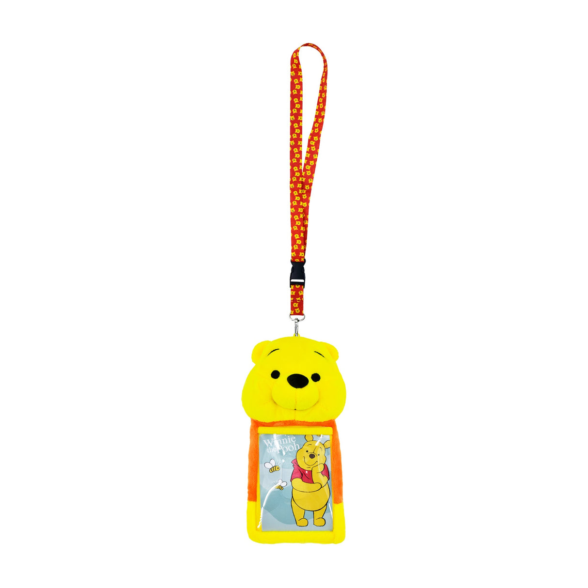 Disney Winnie the Pooh Plush Lanyard, ID Card and Badge Holder