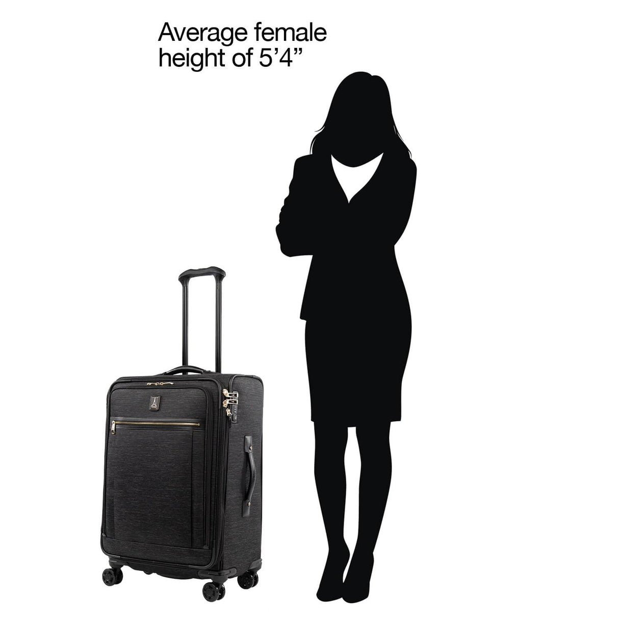 Platinum Elite Collection 25" Expandable Spinner Suiter (4091865) by Travelpro