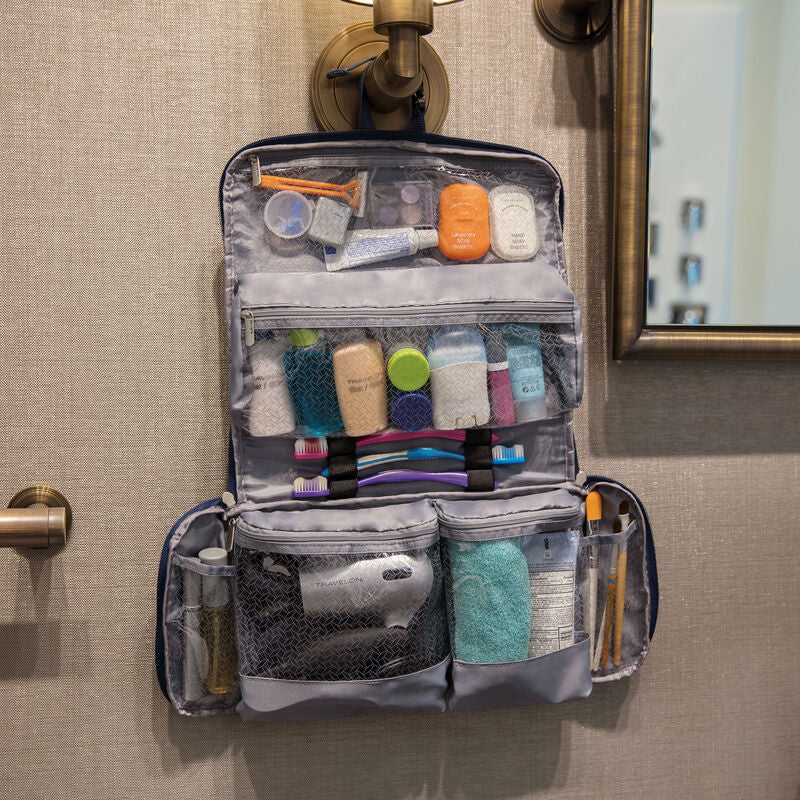 Kit de artículos de tocador para colgar Flat Out de Travelon (42729)