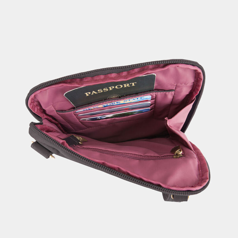 Bolsa delgada acolchada antirrobo Signature Collection de Travelon (43322)